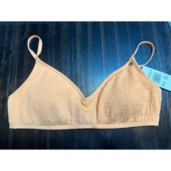 Roxy NWT size M Darling Wave bralette coral colored bikini top - swim - Picture 5 of 9